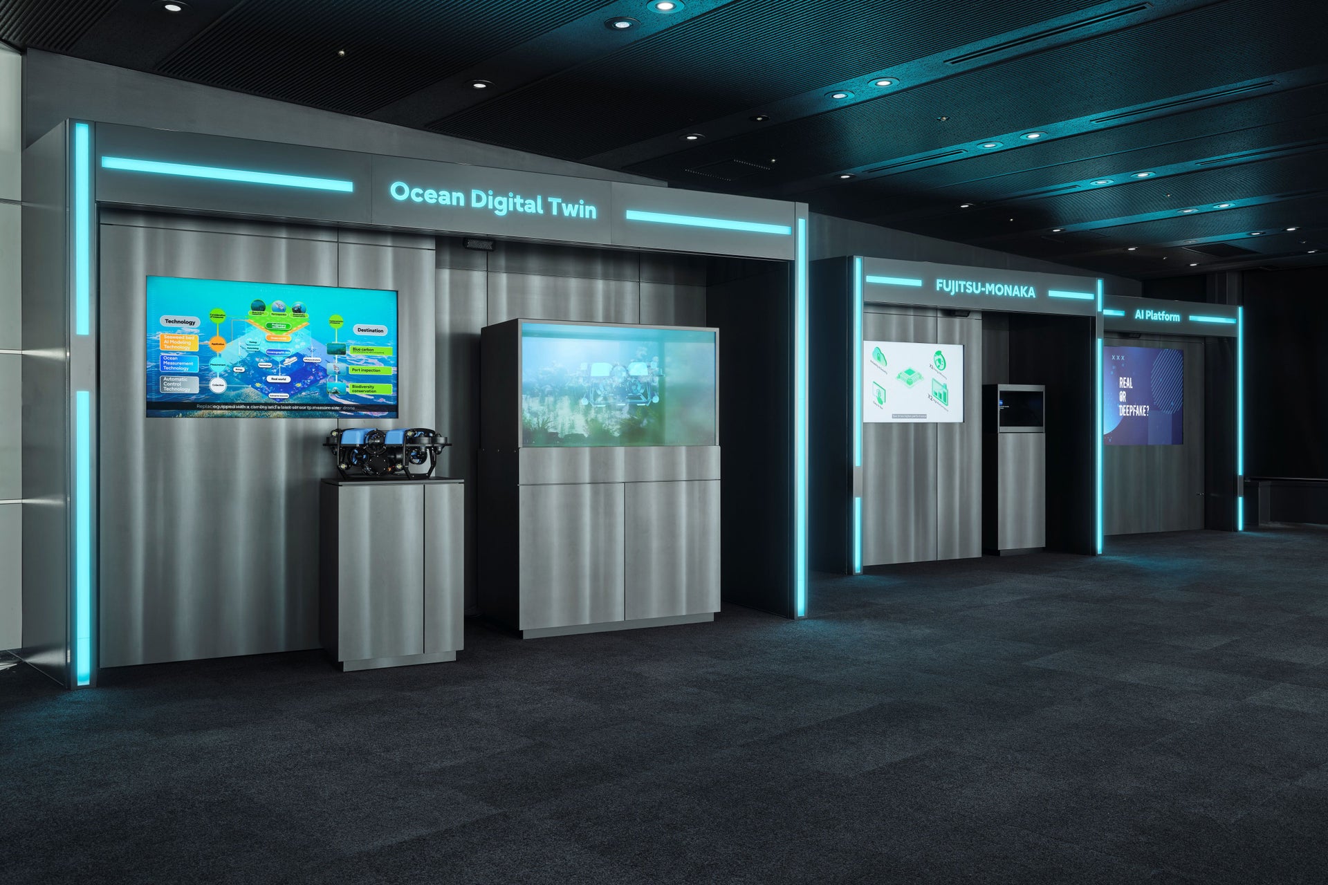 Fujitsu Techonlogy Park 本店エントランス　リニューアル
